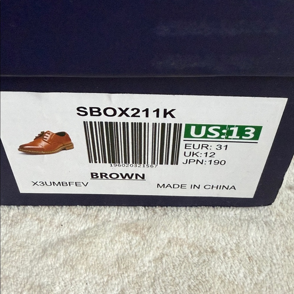 Bruno Marc Kids' Brown Dress Shoes - Picture 10 of 10